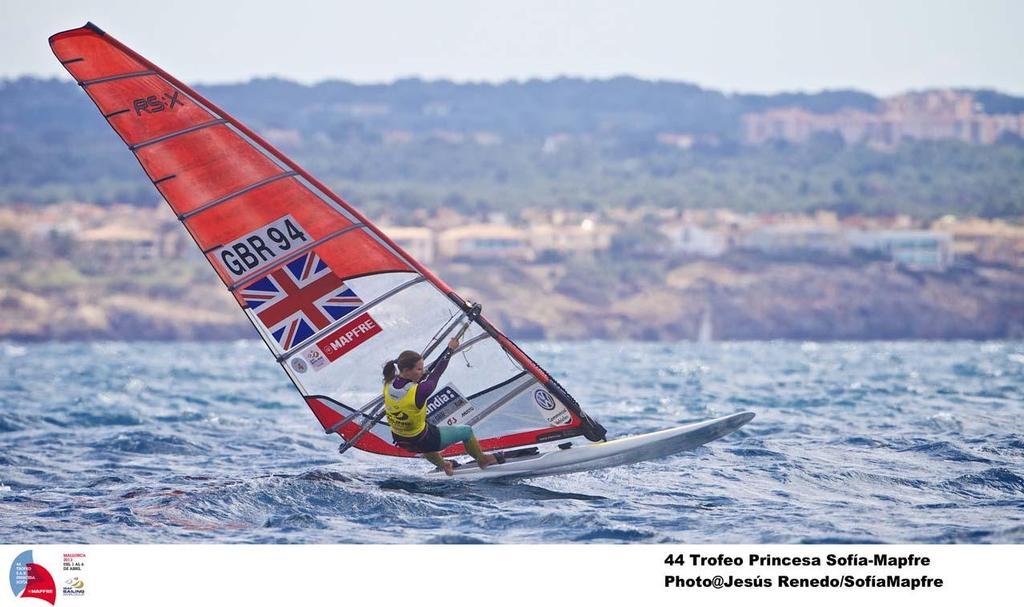 44 Trofeo Princesa Sofia Mapfre Medal Race, day 6 - RS:X Women  GBR  GBR-94  4  Bryony Shaw © Jesus Renedo / Sofia Mapfre http://www.sailingstock.com